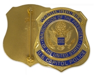 U.S. Capitol Badge for Ronald Reagans 1981 Inauguration